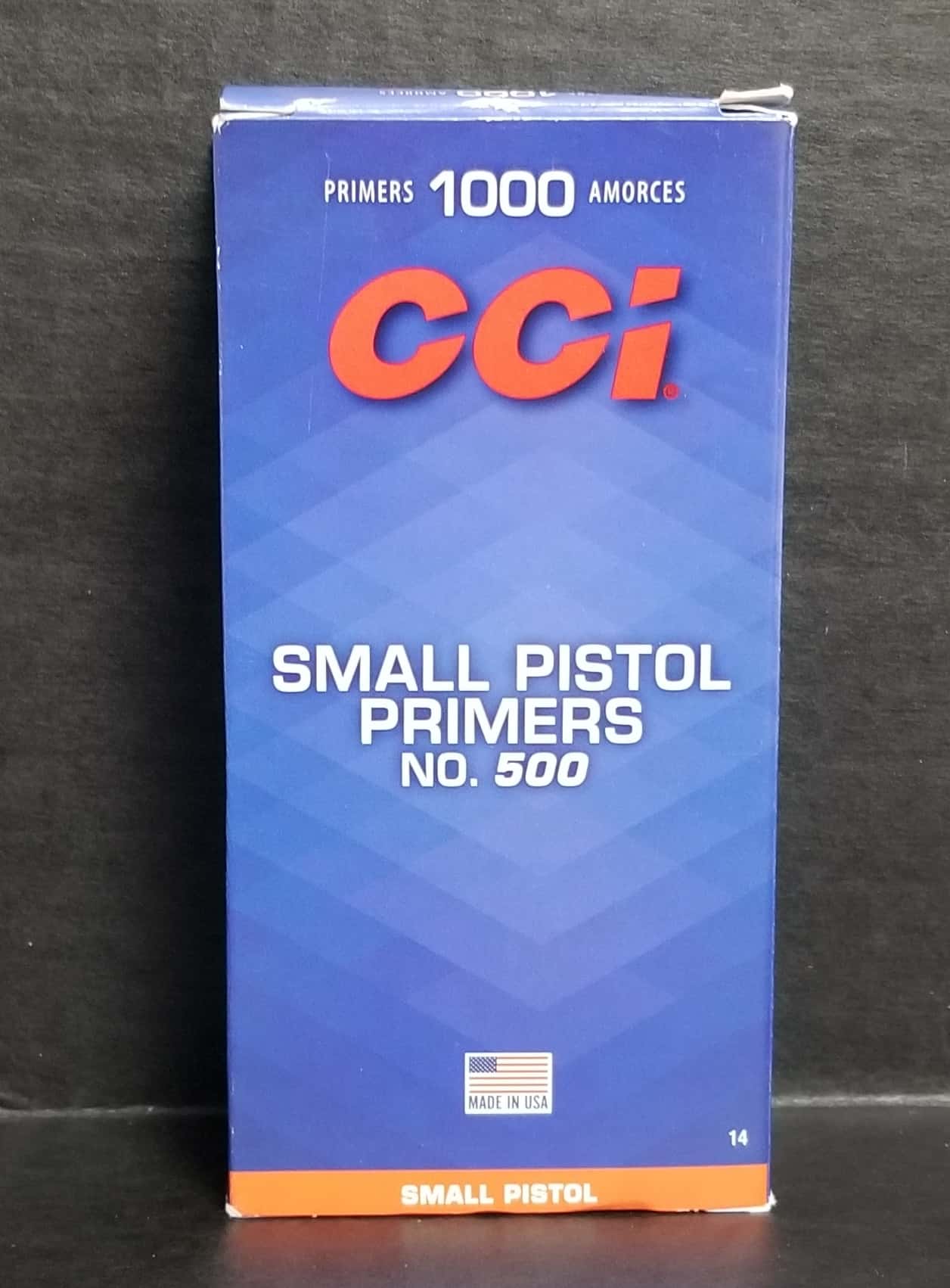 CCI Small Pistol Primers #500 (1000)